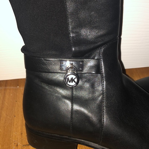 MICHAEL Michael Kors Hamilton Black Boots - Picture 4 of 7